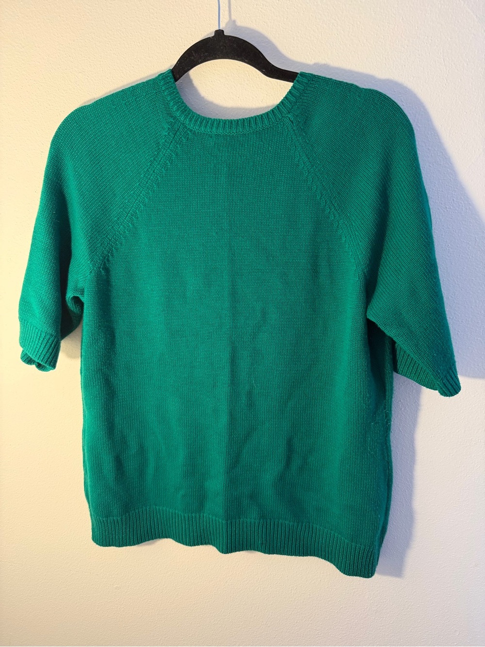 Ralph Lauren Emerald Green Crewneck Short-Sleeve Sweater - Picture 2 of 7